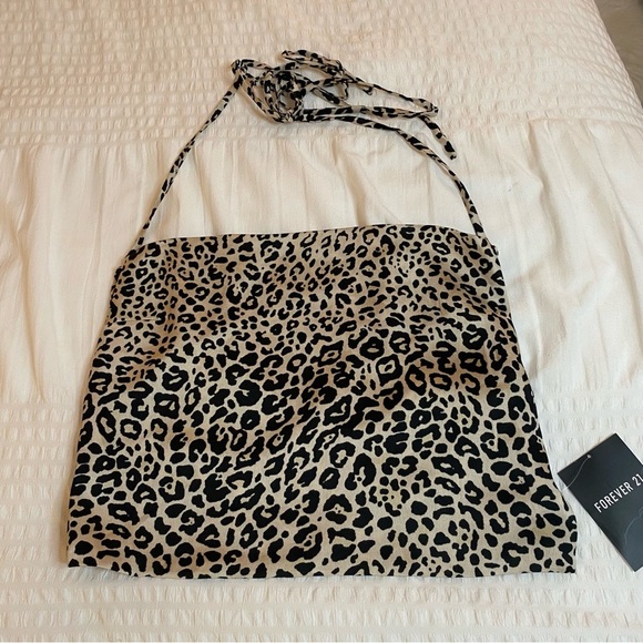 Forever 21 Black and Tan Stylish Tank Top - Picture 1 of 10